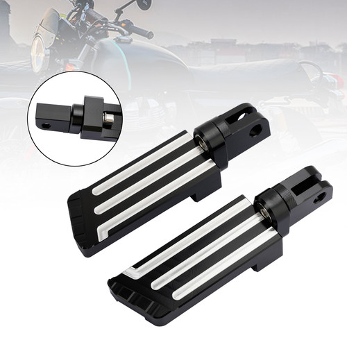 Front Footrests Foot Peg fit for CONTINENTAL 650 / GT 650 Hunter 350 2022-2023 Black