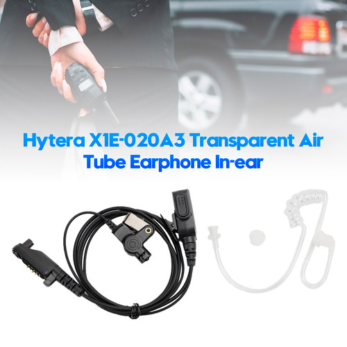 X1E-020A3 Acoustic Tube PTT Mic Headset Fit for Hytera X1P X1E X1 PD600 PD680