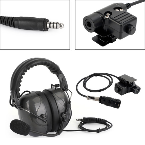 7.1-C5 Adjustable Noise Cancelling Headset For AN/PRC-152 AN/PRC-148 U329 Radio