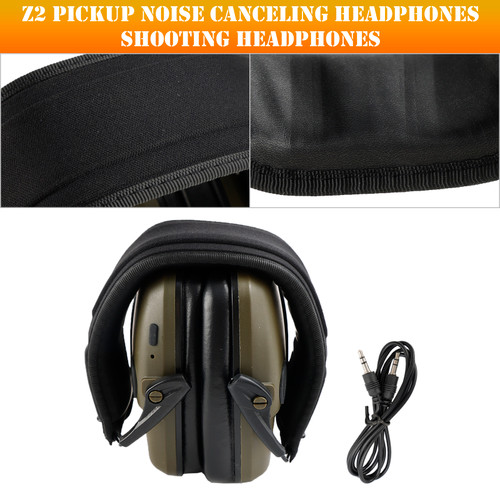 Z2 Sound Pickup Noise Canceling Reduction Earhook Headset Shooting Headphones