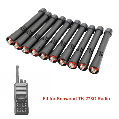 10x 136-174Mhz VHF Car Radio 10cm 278G Short Antenna for Kenwood TK-278G Radio