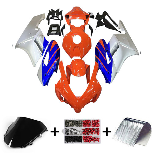 2004-2005 Honda CBR1000RR Injection Fairing Kit Bodywork Plastic ABS#196 Amotopart Fairing