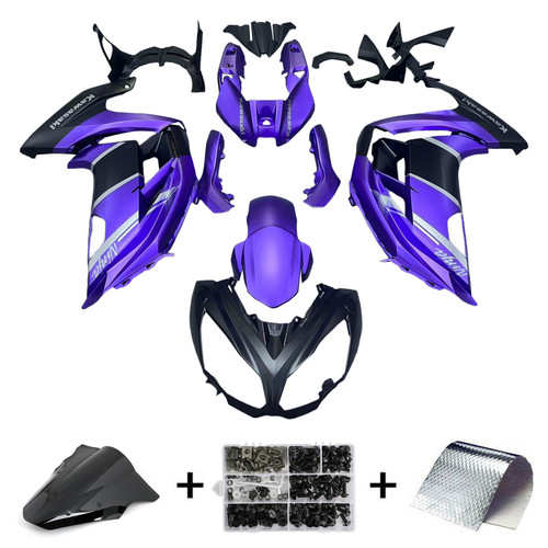 2012-2016 Kawasaki ER6F/Ninja650 Injection Fairing Kit Bodywork Plastic ABS#131 Amotopart Fairing
