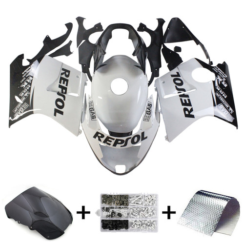 1996-2007 Honda CBR1100XX SuperBlackBird Injection Fairing Kit Bodywork ABS#131