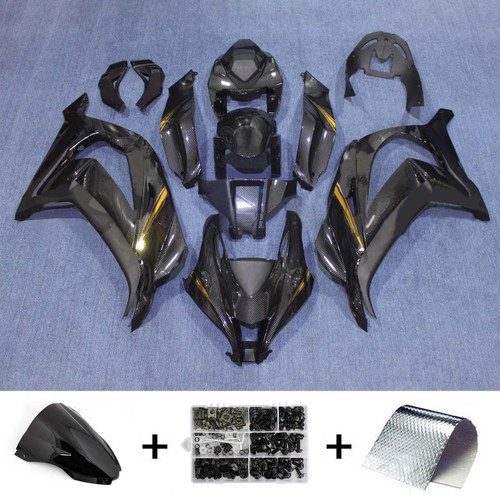 2016-2020 Kawasaki ZX10R Injection Fairing Kit Bodywork Plastic ABS#158 Amotopart Fairing