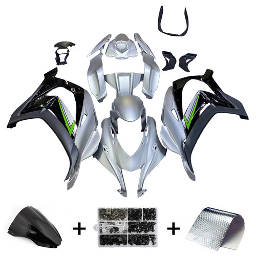 2016-2020 Kawasaki ZX10R Injection Fairing Kit Bodywork Plastic ABS#169 Amotopart Fairing