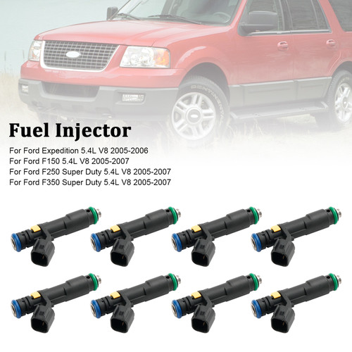 8PCS Fuel Injector Fit Ford F150 F250 F350 Expedition Super Duty 2005-2007 5.4L 8PCS Fuel Injector Fit Ford F150 F250 F350 Expedition Super Duty 2005-2007 5.4L
