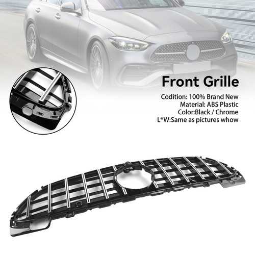 GTR Style Front Bumper Grille Grill W/Camera fit Mercedes Benz W206 2022-2023 GTR Style Front Bumper Grille Grill W/Camera fit Mercedes Benz W206 2022-2023
