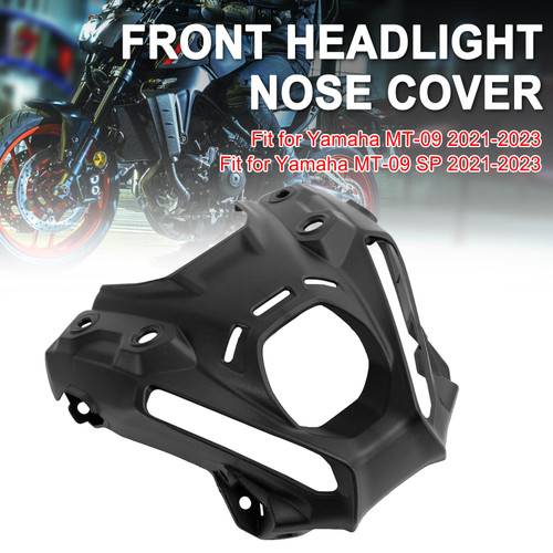 Unpainted Front Headlight Nose Cover For Yamaha MT-09 / MT-09 SP 2021-2023 Unpainted Front Headlight Nose Cover For Yamaha MT-09 / MT-09 SP 2021-2023