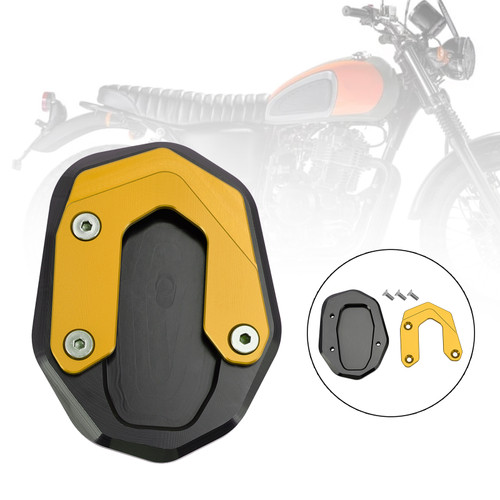 Kickstand Enlarge Plate Pad fit for Ducati Scrambler 400/800/1100 2015-2020 Gold