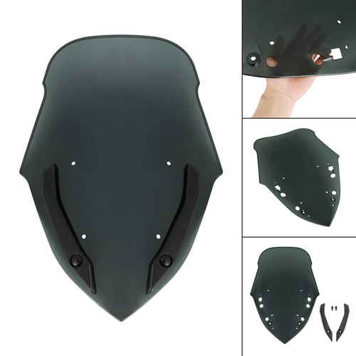 ABS Motorcycle Windshield WindScreen fit for YAMAHA NMAX 155 2021-2023 BLK