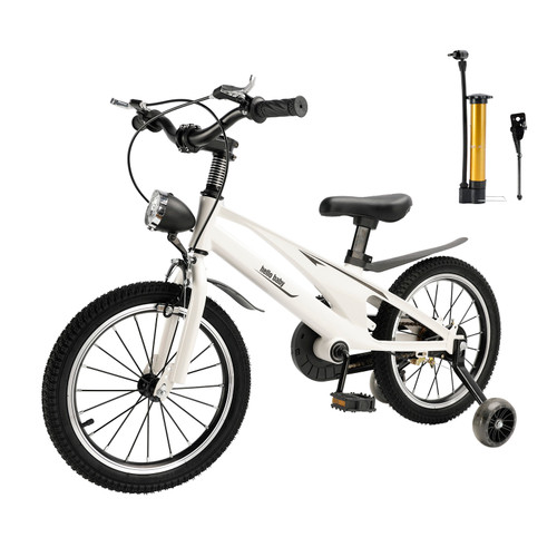 16 inches Magnesium alloy Kid's Bike Child Bicycle Boys and Girls Ivory white