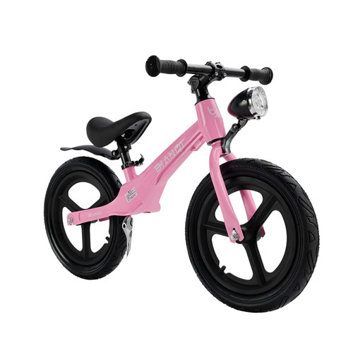 14 inches Baby Balance Bike Pink Bicycle Toys Adjustable Seat Magnesium Alloy