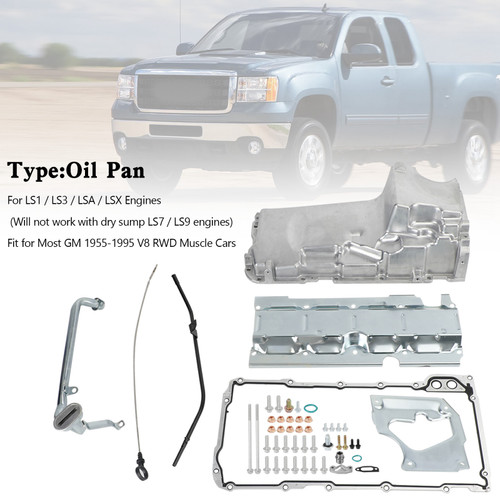 1955-1995 GM V8 RWD Muscle Cars Car Engine Oil Pan 19212593 Generic