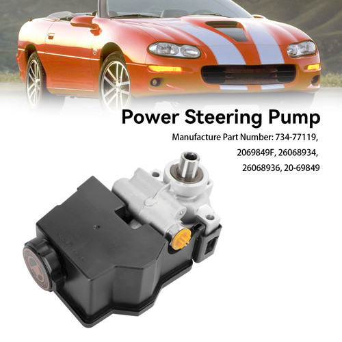 1998-2002 Pontiac Firebird Power Steering Pump 734-77119, 2069849F Generic