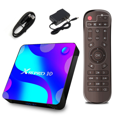 X88 Pro 10 Android 11.0 16G+2G Tv Box 4K Rk3318 Wifi Bt Media Player 100M X88 Pro 10 Android 11.0 16G+2G Tv Box 4K Rk3318 Wifi Bt Media Player 100M