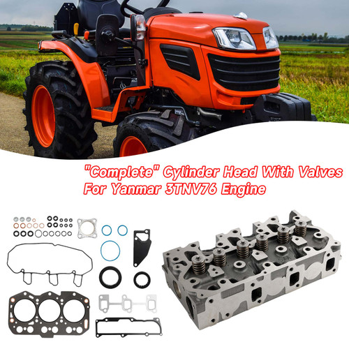 Yanmar 3TNV76 Engine CEL 40 loader backhoe, Gehl 283Z mini excavator,Gehl 140 whole loader,Komatsu PC22MR-3 PC26MR-3 and etc Complete Cylinder Head With Valve Spring & Full Gasket Kit Generic Yanmar 3TNV76 Engine CEL 40 loader backhoe, Gehl 283Z mini excavator,Gehl 140 whole loader,Komatsu PC22MR-3 PC26MR-3 and etc Complete Cylinder Head With Valve Spring & Full Gasket Kit Generic