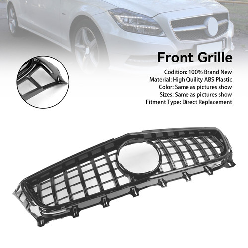 2011-2014 Mercedes Benz CLS250 CLS350 CLS400 CLS500 CLS550 CLS-Class W218 C218 X218 Upper grille With logo Generic