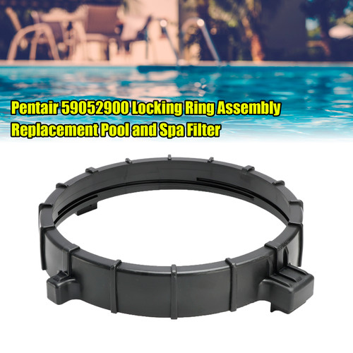 Locking Ring Assembly Replacement Pool and Spa Filter For Pentair 59052900 Black Generic