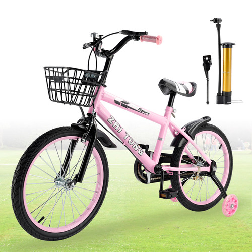 16 inch Kids' Bike Child Mini Bicycle For 5-8 Years Old Girls bike gift Kiddies bicycle with basket pedal PINK