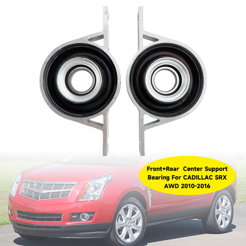 2010-2016 CADILLAC SRX AWD Front+Rear Center Support Bearing 1016B6677XBFRNP Generic