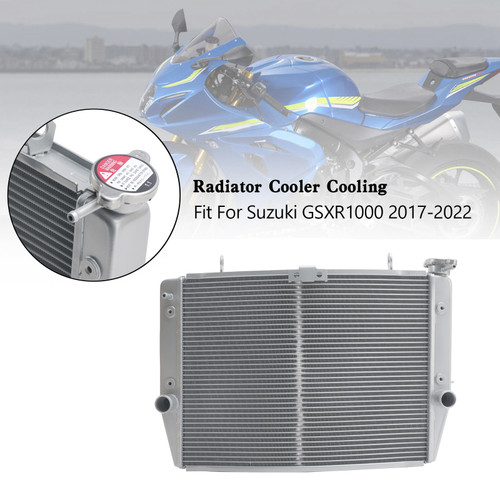 2017-2024 Suzuki GSXR1000 Radiator Cooler Cooling Silver Generic 2017-2024 Suzuki GSXR1000 Radiator Cooler Cooling Silver Generic
