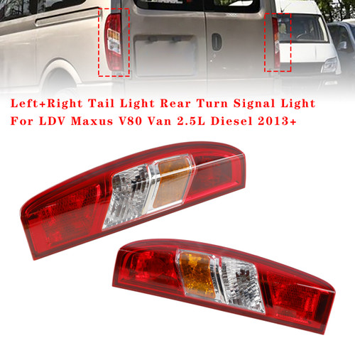 2013+LDV Maxus V80 Van 2.5L Diesel Left+Right Tail Light Rear Turn Signal Light Generic 2013+LDV Maxus V80 Van 2.5L Diesel Left+Right Tail Light Rear Turn Signal Light Generic