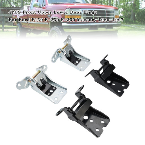 1980-1997 Ford F150 F-250 F-350 Mercury 4PCS Front Upper Lower Door Hinge 925-066 Generic 1980-1997 Ford F150 F-250 F-350 Mercury 4PCS Front Upper Lower Door Hinge 925-066 Generic