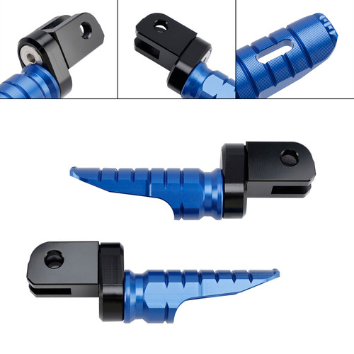2017-2024 BMW G310R G310RR Front Footrests Foot Peg Blue Generic 2017-2024 BMW G310R G310RR Front Footrests Foot Peg Blue Generic