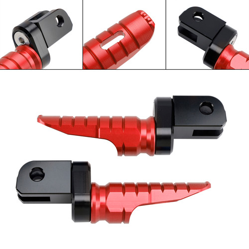 2017-2024 BMW G310R G310RR Front Footrests Foot Peg Red Generic 2017-2024 BMW G310R G310RR Front Footrests Foot Peg Red Generic