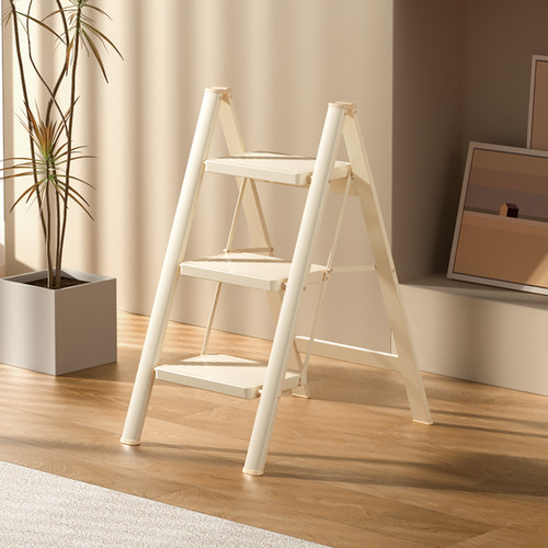 Multi functional Folding Ladder Large Cleaning White