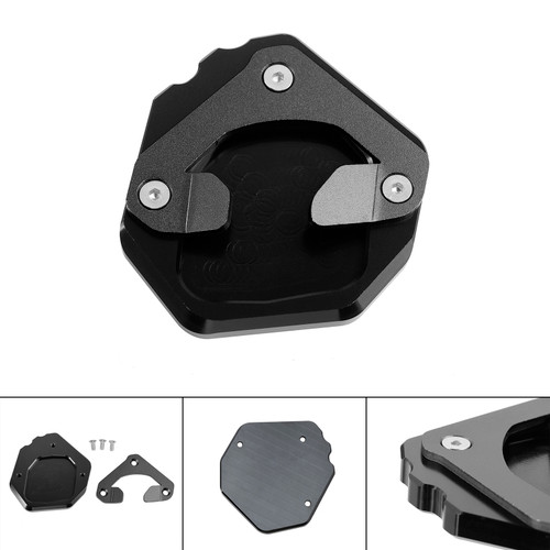 2019-2023 Yamaha Tenere Kickstand Enlarge Plate Pad Black Generic 2019-2023 Yamaha Tenere Kickstand Enlarge Plate Pad Black Generic