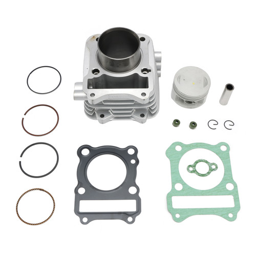 2003-2013 Suzuki EN 125 4T AC GZ 125 Marauder 4T AC 125cc Cylinder w/SLS Flat Piston Gaskets Kit Generic