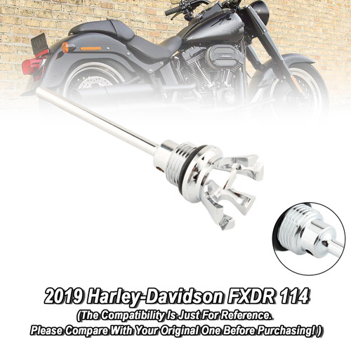 2002-2011 Harley Softail Road Glide Street Bob Oil Dipstick Tank Cap Plug Silver Generic
