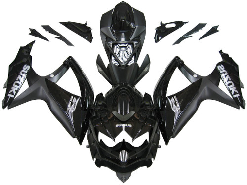 Fairings Suzuki GSXR 600 750 All Black Suzuki Racing  (2008-2009-2010) Fairings Suzuki GSXR 600 750 All Black Suzuki Racing  (2008-2009-2010)