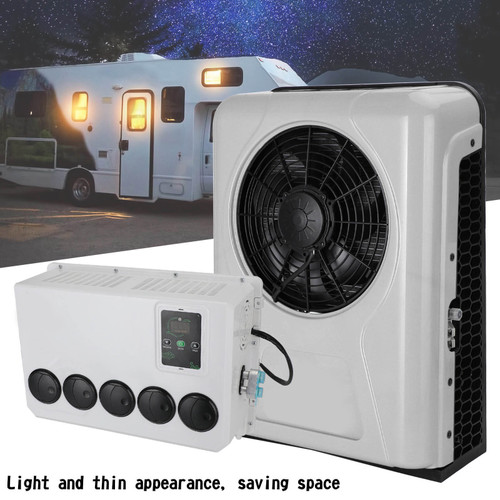 12V 12000 BTU Truck Cab RV Air Conditioner Split AC Fits Semi Trucks Bus Caravan 12V 12000 BTU Truck Cab RV Air Conditioner Split AC Fits Semi Trucks Bus Caravan