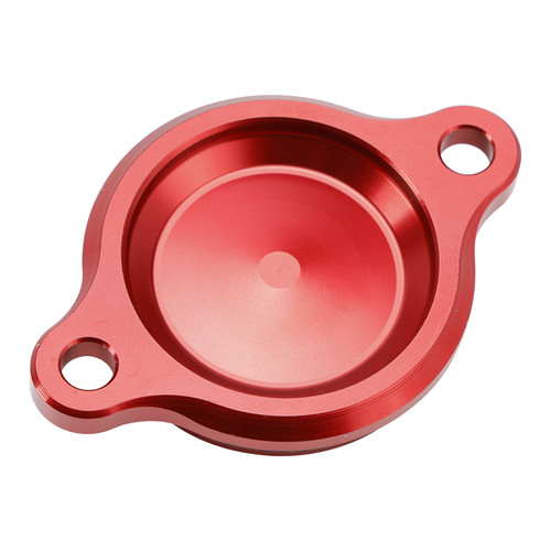 CNC Red Oil Filter Cover For Honda Grom MSX125 (JC92) ST125 Dax Z125 Monkey CNC Red Oil Filter Cover For Honda Grom MSX125 (JC92) ST125 Dax Z125 Monkey