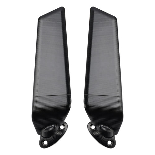 2019-2023 Honda CBR650R CNC Aluminum Adjustable Swivel Winglet Mirror White Generic 2019-2023 Honda CBR650R CNC Aluminum Adjustable Swivel Winglet Mirror White Generic