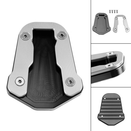 2021-2023 HONDA CRF300L Kickstand Enlarge Plate Pad Silver Generic 2021-2023 HONDA CRF300L Kickstand Enlarge Plate Pad Silver Generic