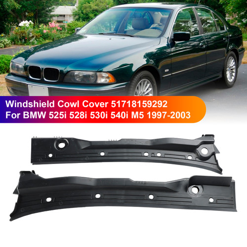 1997 - 2003 BMW 540i Windshield Cowl Cover 51718159292 Generic 1997 - 2003 BMW 540i Windshield Cowl Cover 51718159292 Generic