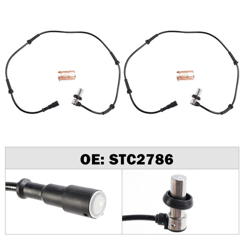 2pcs Front ABS Wheel Speed Sensors STC2786 for Land Rover Range Rover P38 1994-2002