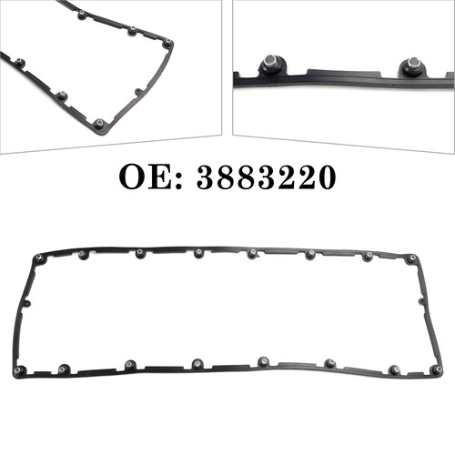 Cummins M11 L10 ISM Rocker Lever Cover/Valve Cover Gasket 3883220 Generic Cummins M11 L10 ISM Rocker Lever Cover/Valve Cover Gasket 3883220 Generic
