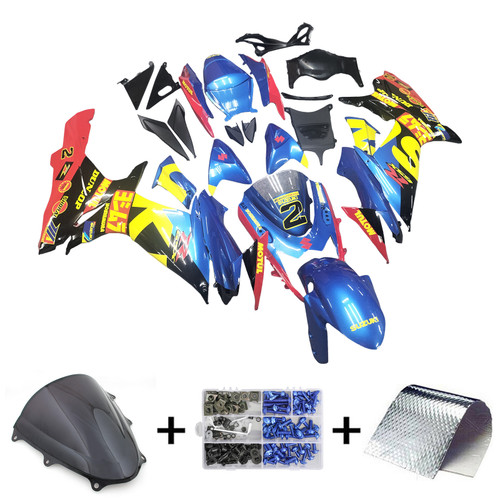2011-2024 Suzuki GSXR 600/750 Injection Fairing Kit Bodywork Plastic ABS K11 #151 2011-2024 Suzuki GSXR 600/750 Injection Fairing Kit Bodywork Plastic ABS K11 #151