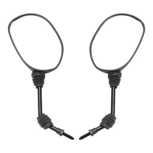 Piaggio Zip SP1 50cc LC FastRider 50cc AC Rearview Mirrors Left and Right M8x1.25 271018 Black Generic