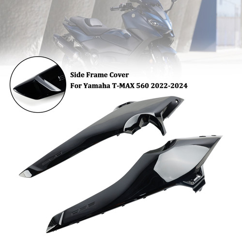 2022-2024 Yamaha T-MAX 560 Side Frame Cover Panels Fairing Cowls Black Generic