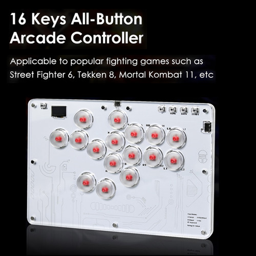HITBOX Fighting Keyboard Arcade Joystick Advanced Buttons Street Fighter 6 Steam