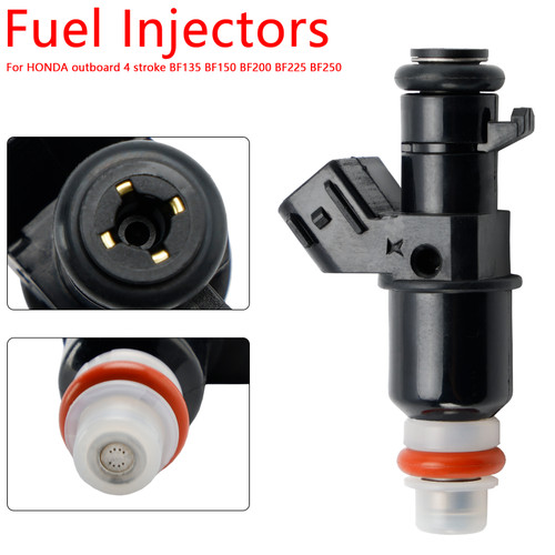 HONDA outboard 4 stroke BF135 BF150 BF200 BF225 BF250 Fuel Injectors 16450-ZY6-003 Generic HONDA outboard 4 stroke BF135 BF150 BF200 BF225 BF250 Fuel Injectors 16450-ZY6-003 Generic