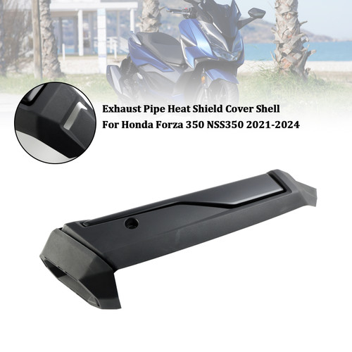 2021-2024 Honda Forza 350 NSS350 Exhaust Pipe Heat Shield Cover Shell Matte Black Generic 2021-2024 Honda Forza 350 NSS350 Exhaust Pipe Heat Shield Cover Shell Matte Black Generic