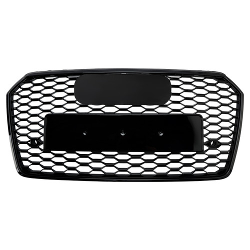 2016-2018 Audi A7 S7 Facelift RS7 Style Honeycomb Front Bumper Grille Gloss Black Generic 2016-2018 Audi A7 S7 Facelift RS7 Style Honeycomb Front Bumper Grille Gloss Black Generic