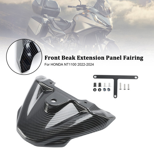 2022-2024 HONDA NT1100 Front Beak Extension Nose Panel Fairing Carbon Generic